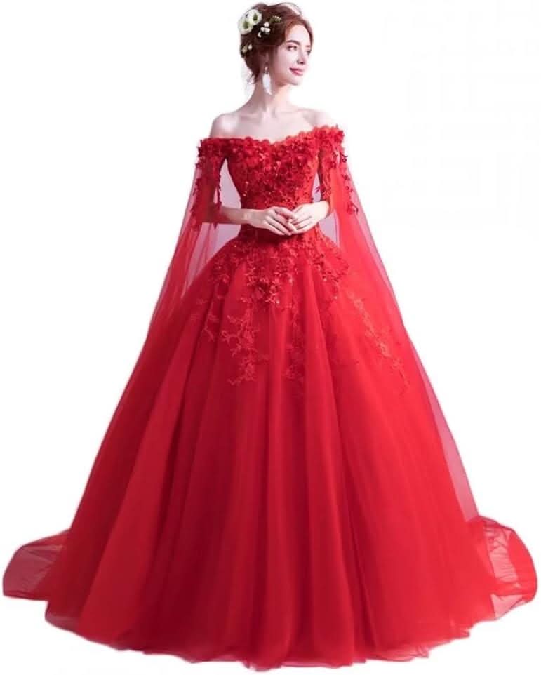 Women's Off The Shoulder Dress Masquerade Ball Gowns Prom Dress 2025 - Bmbride