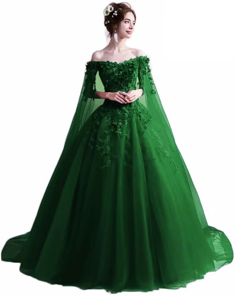 Women's Off The Shoulder Dress Masquerade Ball Gowns Prom Dress 2025 - Bmbride