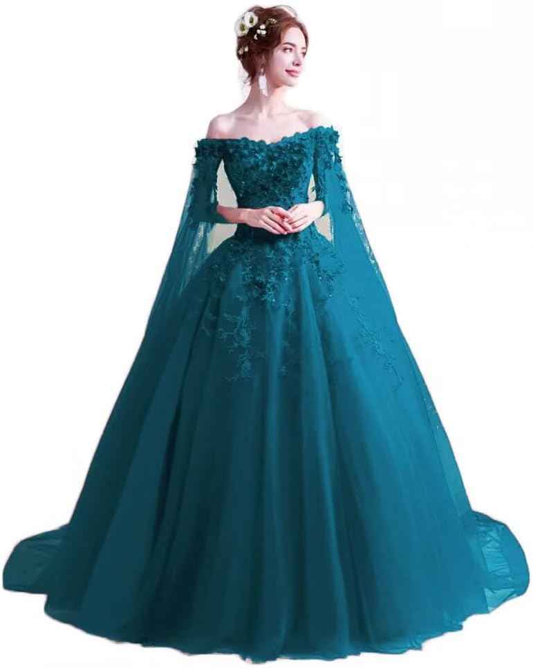 Women's Off The Shoulder Dress Masquerade Ball Gowns Prom Dress 2025 - Bmbride