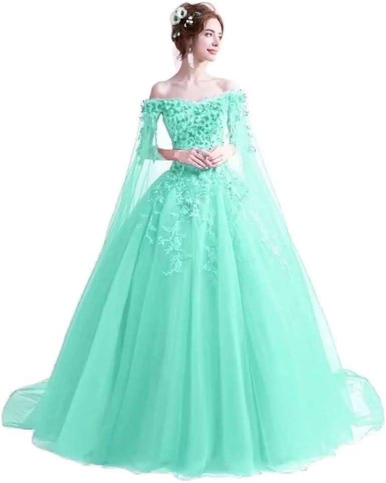 Women's Off The Shoulder Dress Masquerade Ball Gowns Prom Dress 2025 - Bmbride
